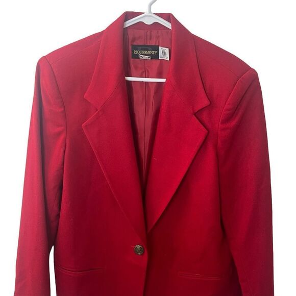 Requirements Vintage Blazer Sz 12 - Picture 2 of 7